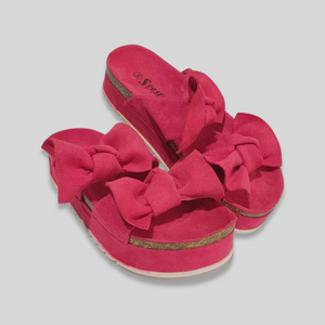 SEASTAR fuchsia šlepetės